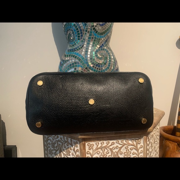 BVLGARI ISABELLA ROSSELLINI LEATHER HANDBAG black calf - Picture 8 of 15